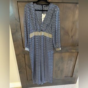 Zara floral wide-leg jumpsuit